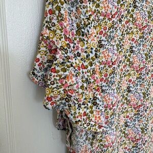 Loft Floral Short Sleeve Shirt